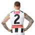 Collingwood Official Heat Press Name - Black/White | Official Collingwood FC Merchandise