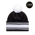 Collingwood New Era Basic Cuff Stripe KNIT Beanie | Official Collingwood FC Merchandise
