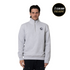 Collingwood Logo Basic 1/4 Zip Grey Crew