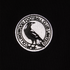 Collingwood Logo Basic 1/4 Zip Black Crew | Official Collingwood FC Merchandise