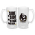 Collingwood 500ML Stein Frosted | Official Collingwood FC Merchandise