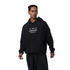 Collingwood Lifestyle Box Fit Black Hood | Official Collingwood FC Merchandise