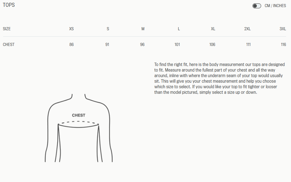 Size Guide