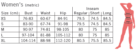 size guide nike womens