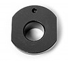 Ignite Caster Pill Half Black 3/8" Center Hole