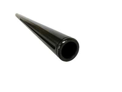 1-1/4" Steel Axle Thin Wall .120" Black