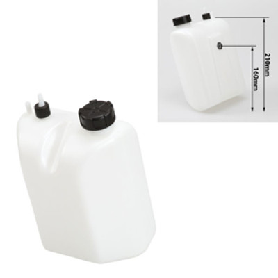 Plastic 3 Quart Upright Fuel Tank Plastic 3 Quart Upright Fuel Tank