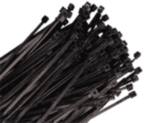 Black Cable Ties (Pack of 100)