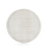 Beige Luxe Linen 8 in. Salad Plate