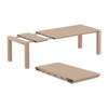 Pacifica Polypropylene 71-87 x 40 in. Extension Dining Table