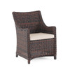 Biscayne Sangria Outdoor Wicker with Cushion Dining Chair