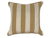 Maxim Heather Beige Stripe Sunbrella 18 x 18 in. Throw Pillow