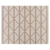 Diamond Stripe Ivory 5.3 ft. x 7.3 ft. Rug