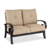 Solstice Aged Bronze Aluminum with Cushions Loveseat