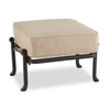 25.5 x 25.5 in. Remy Linen Outdura Self-Welt Estate Club Ottoman Cushion (Frame Sold Separately)