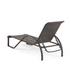Terrace Outdoor Wicker 3 Piece Arm Chaise Lounge Set + 32 x 18 in. Side Table