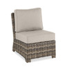 Contempo Husk Outdoor Wicker with Cushions Armless Club Chair