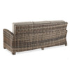 Contempo Husk Outdoor Wicker with Cushions Sofa