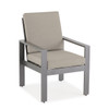 Soho Slate Grey Aluminum with Cushions Dining Chair