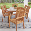 Eastchester Teak with Cushions 7 Piece Dining Set + Oxford 71 x 36 in. Table