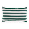 Mason Forest Green 12 x 20 in. Stripe Pillow