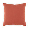 Canvas Persimmon 20 in. Sq. Throw Pillow