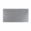 Soho Slate Grey Aluminum 84 x 44 in. Slat Top Dining Table