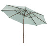 Treasure Garden 9 ft. Bronze Aluminum Market Double Wind Vent Umbrella (UM810)