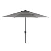 Tempo 11 ft. LED Solar Aluminum Market Umbrella