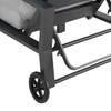 Montecito Charcoal Aluminum with Cushions Chaise Lounge