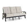 Eclipse Autumn Rust Aluminum and Pashmina Cloud Cushion Sofa