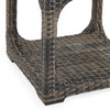 Tangiers Canola Seed Outdoor Wicker 23 in. Sq. Coffee Table