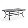 Hill Country Aged Bronze Aluminum 48 x 28 in. Coffee Table -