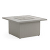 Castello Teak with Cushions 3 Piece Sofa Group + 42 in. Sq. Sintered Fire Pit