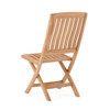Westport Teak with Cushions 5 Piece Armless Dining Set + Oxford 48 in. D Table Westport Teak with Cushions 5 Piece Armless Dining Set + Oxford 48 in. D Table