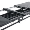 Siena Coal Aluminum 88-126 x 44 in. Extension Dining Table
