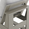 Montauk Polymer with Cushions Armless Club Chair