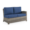 Sonoma Husk Outdoor Wicker with Cushions 3 Piece Sectional with Ottoman