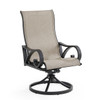 Key West Rustic Bronze Aluminum with Sling Swivel Rocker