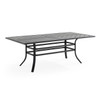 Fairmont Rustic Bronze Aluminum with Cushions 7 Piece Combo Dining Set + 82 x 41 in. Table