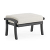 Fairmont Rustic Bronze Aluminum with Cushion Ottoman