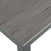Sonoma Aluminum with Poly Rattan Slat Top 40 in. Sq. Dining Table