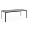 Sonoma Aluminum with Poly Rattan Slat Top 84 x 40 in. Dining Table