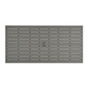 Sonoma Aluminum with Poly Rattan Slat Top 84 x 40 in. Dining Table