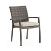Sonoma Outdoor Wicker with Cushions 5 Piece Dining Set + 40 in. Sq. Table