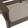 Savannah Mocha Polymer Loveseat with Cushions