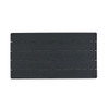 Nantucket Black Polymer 42 x 24 in. Coffee Table