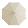Sinta 9 FT. Eucalyptus Wood Market Umbrella