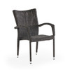 Fairmont Espresso Wicker Stacking Dining Chair