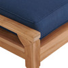Grand Banks Teak with Cushion Ottoman